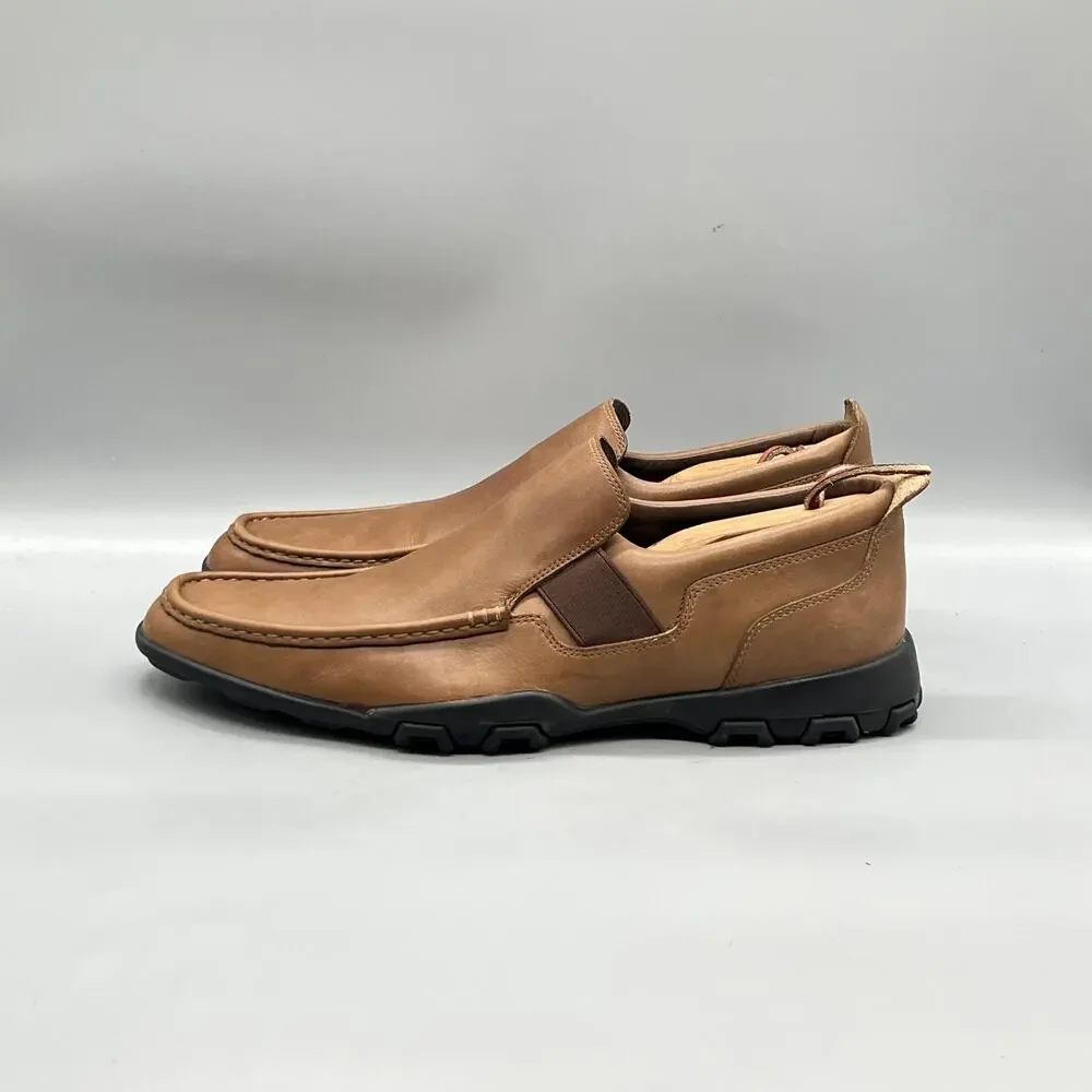 Cole Haan Shoes Mens 11 Brown Leather Slip On Loafers Casual Comfort Walking